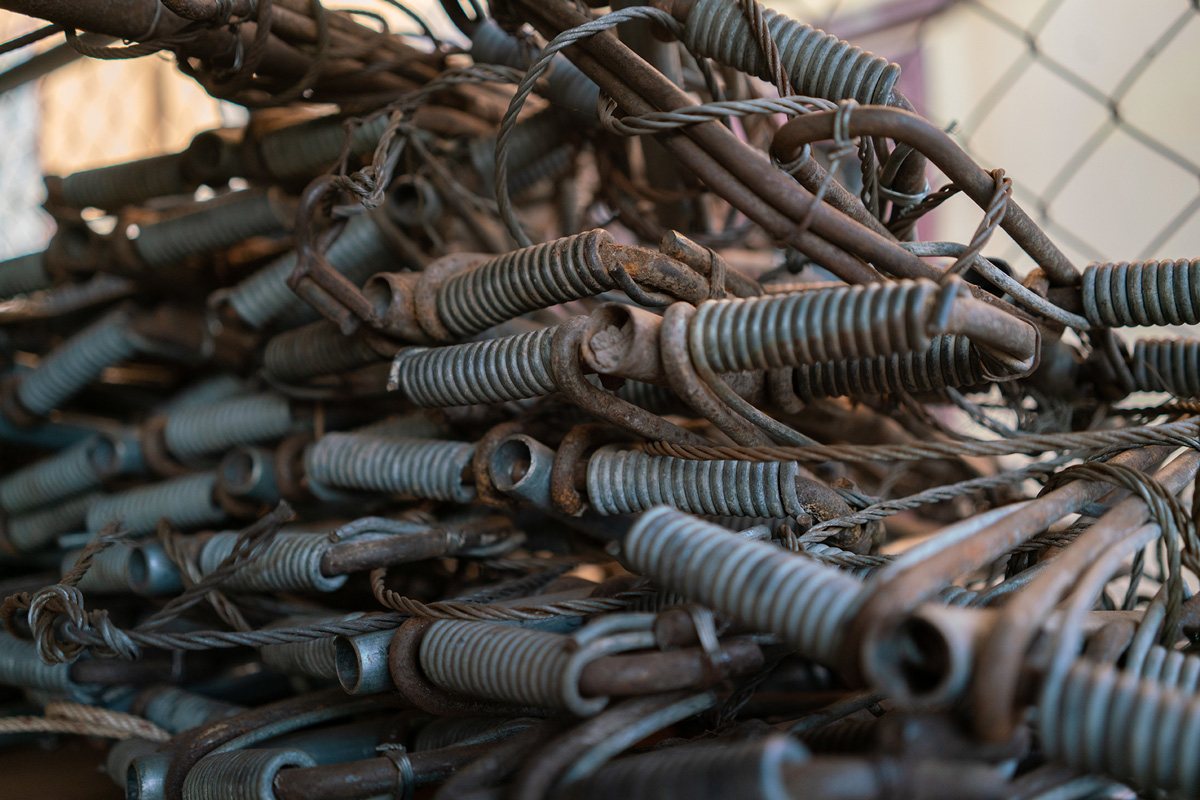 Animal Snares Captured by Cambodian rangers